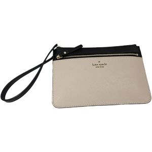 Kate Spade Tan & Black Wristlet